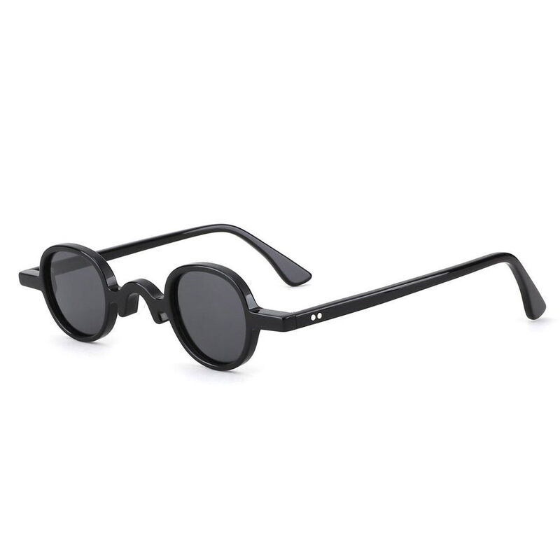 Rollin Round Black Sunglasses