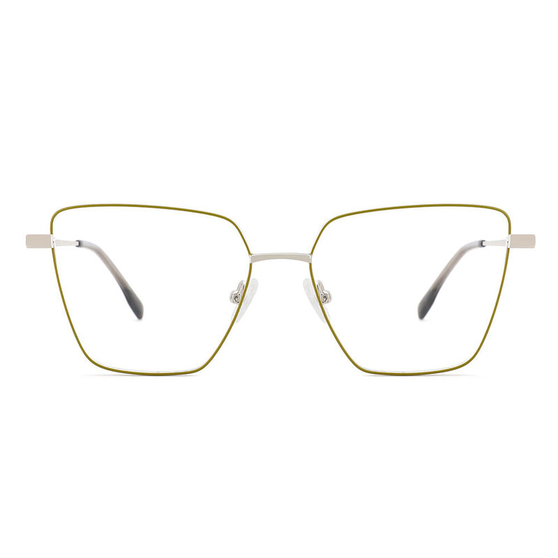 Perkin Cat Eye Yellow Glasses