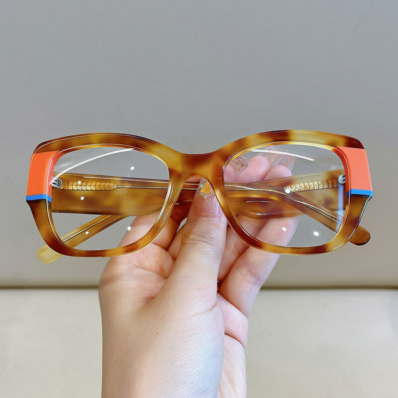 Ulysas Cat Eye Orange Glasses