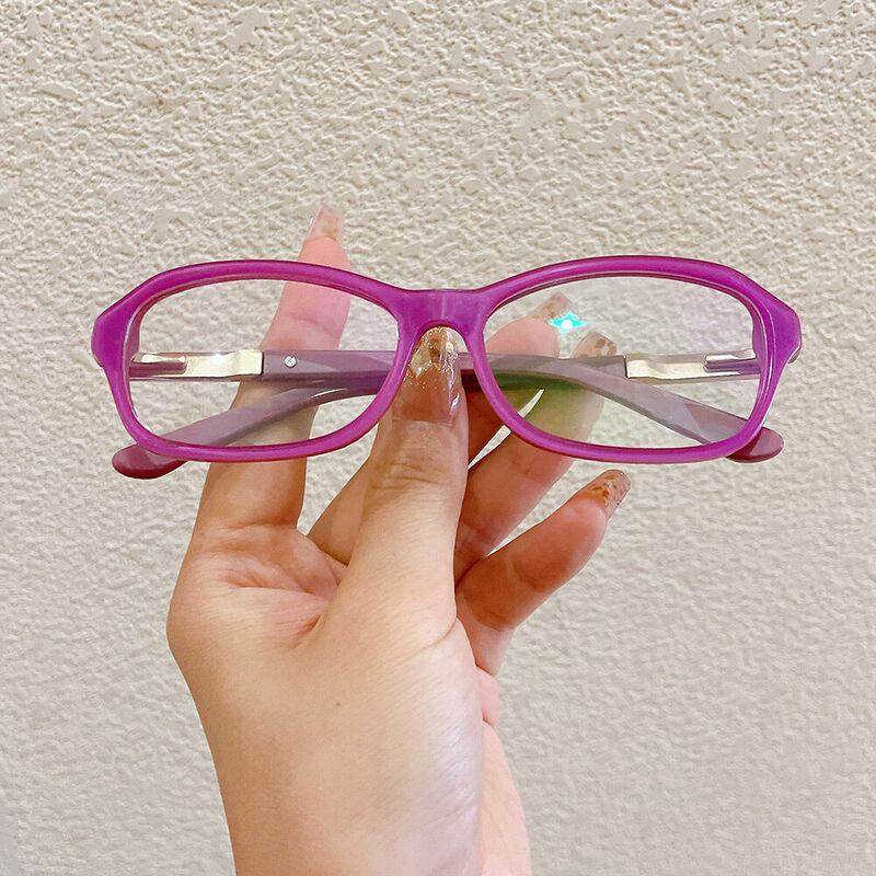 Lunettes de Vue Congre Rectangle Rose