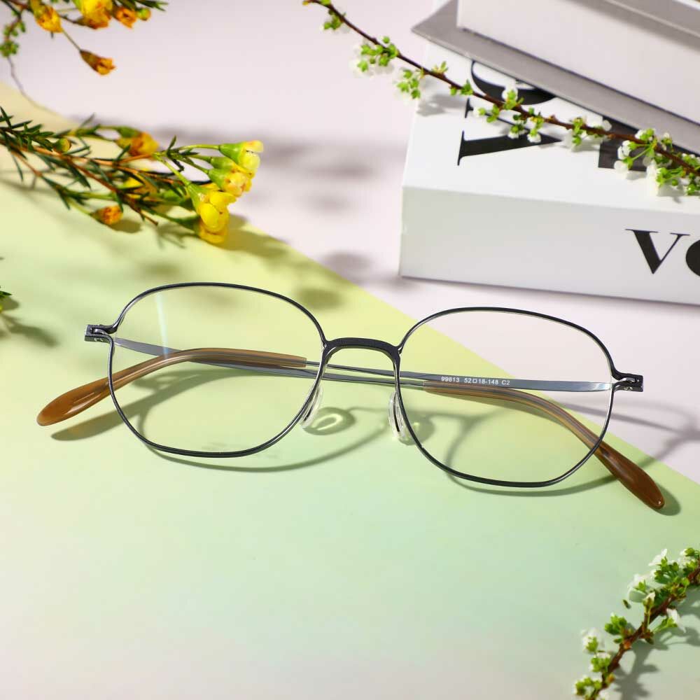 Anders Quadratisch Grau Brille