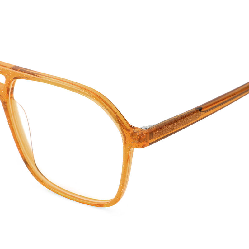 Tammie Aviator Orange Glasses