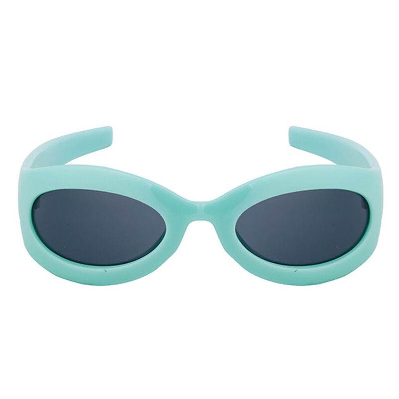 Jode Oval Blue Sunglasses