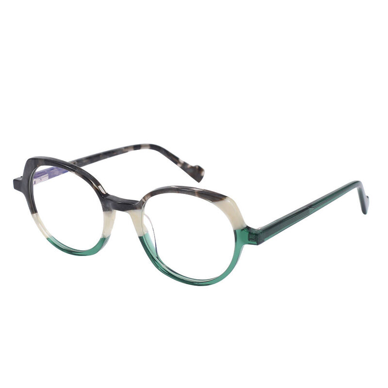 Wiley Cat Eye Green Glasses