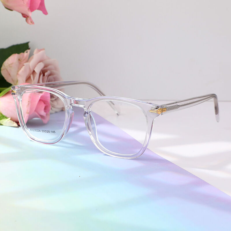 Dorothe Square Clear Glasses