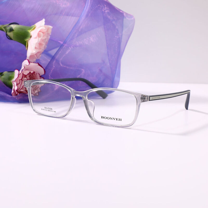 Samaiw Rectangle Grey Glasses