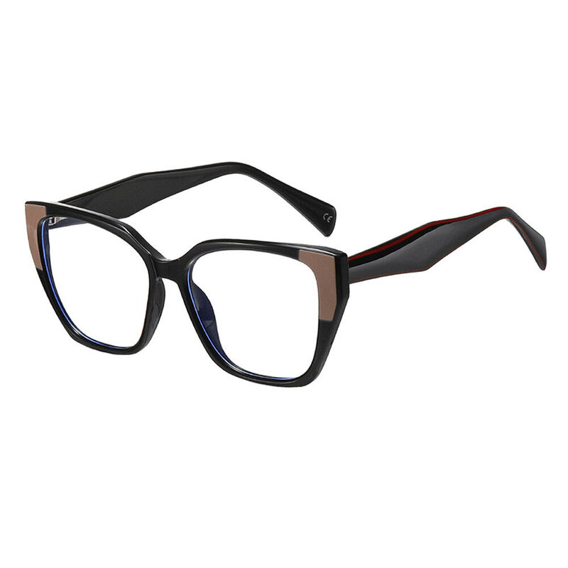 Haggai Cat Eye Black Glasses