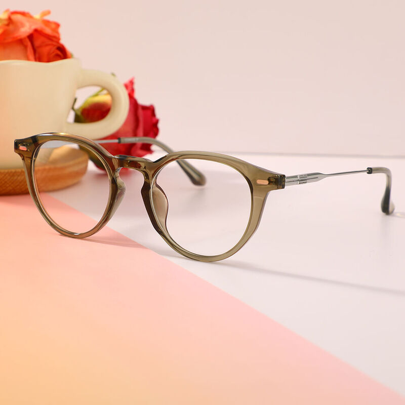 Lunettes de Vue Noel Runde Vert