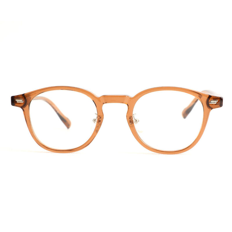 Maxine Round Brown Glasses