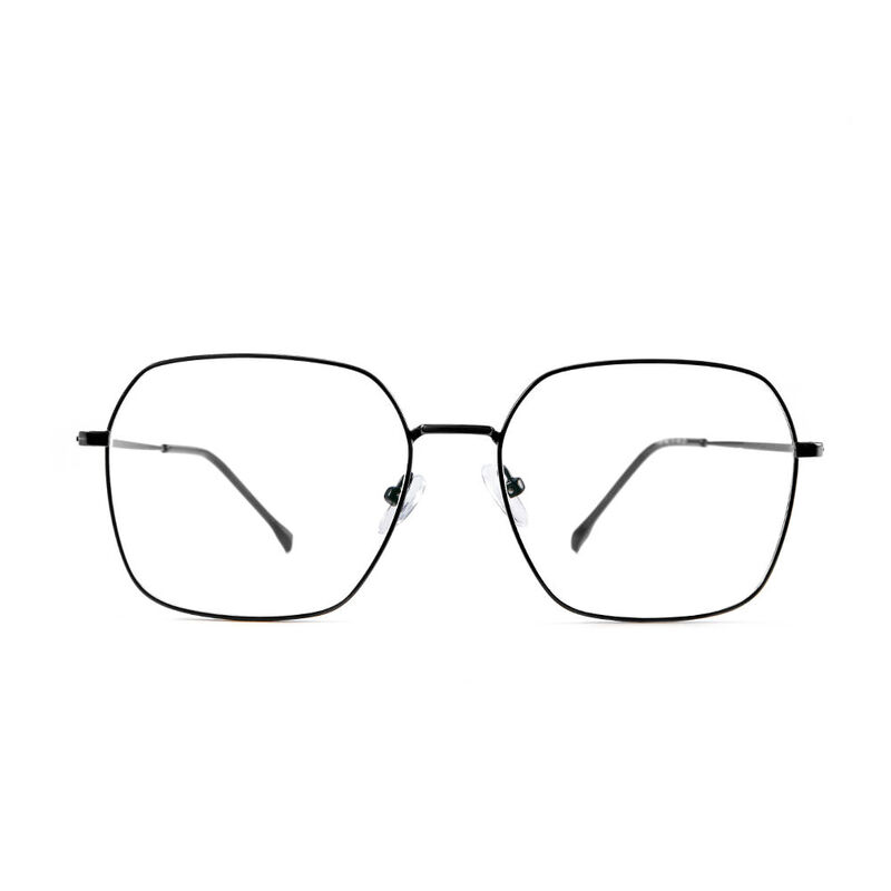 Markland Geometric Black Glasses - Aoolia.com