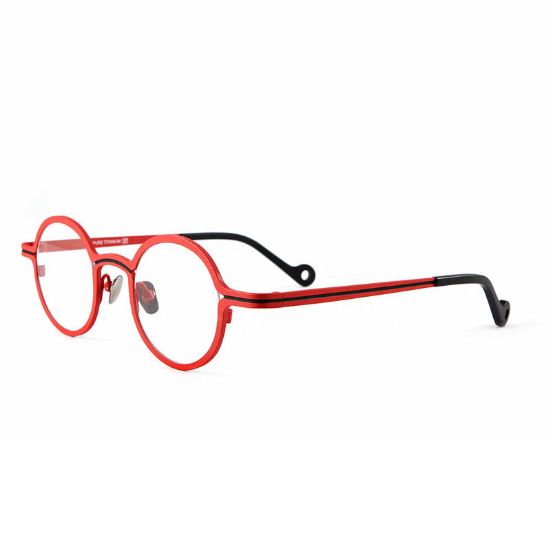 Lunettes de Vue Cosmo Ronde Orange