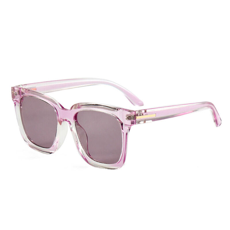 Abigail Square Purple Sunglasses