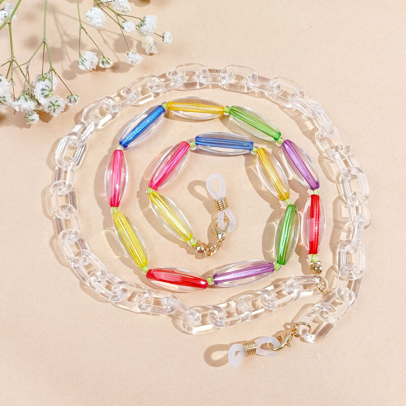 Minnie Vibrant Acrylic Alloy Glasses Chain