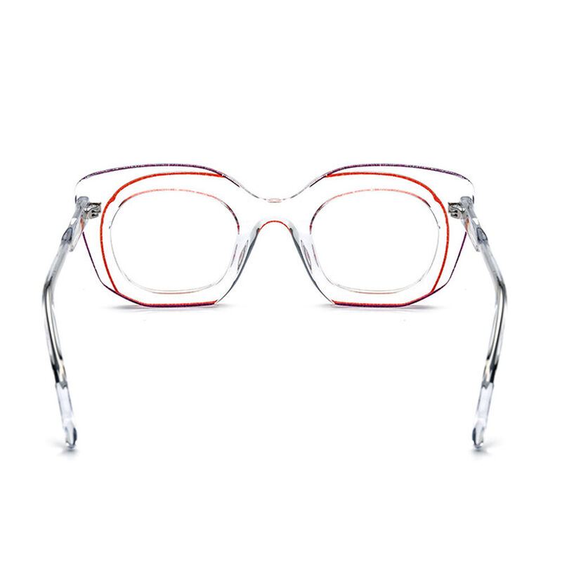 Wathen Cat Eye Red Glasses