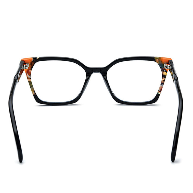 Kiana Square Black Glasses