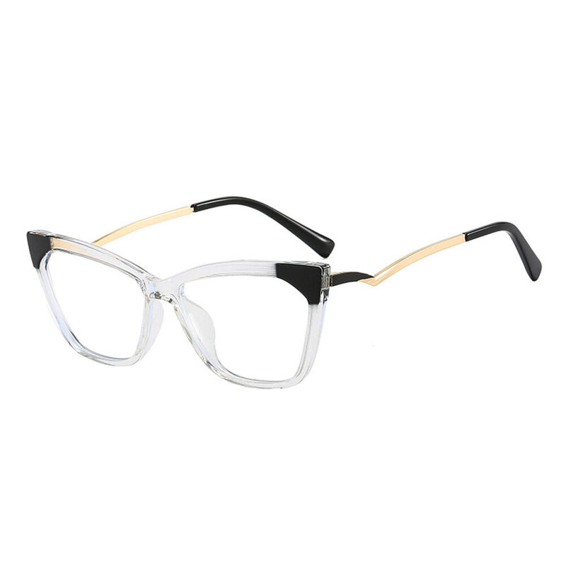 Ames Cat Eye Clear Glasses