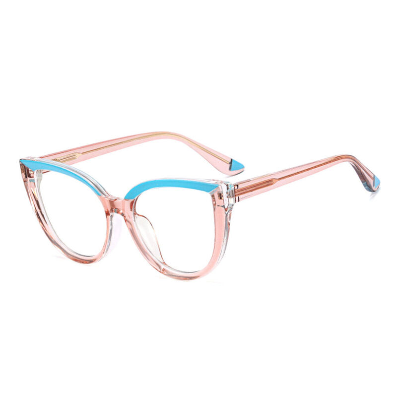 Una Cat Eye Pink Glasses