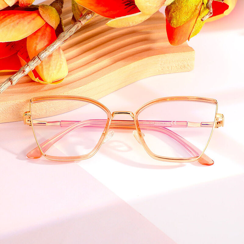 Gail Cat Eye Rosa Brillen