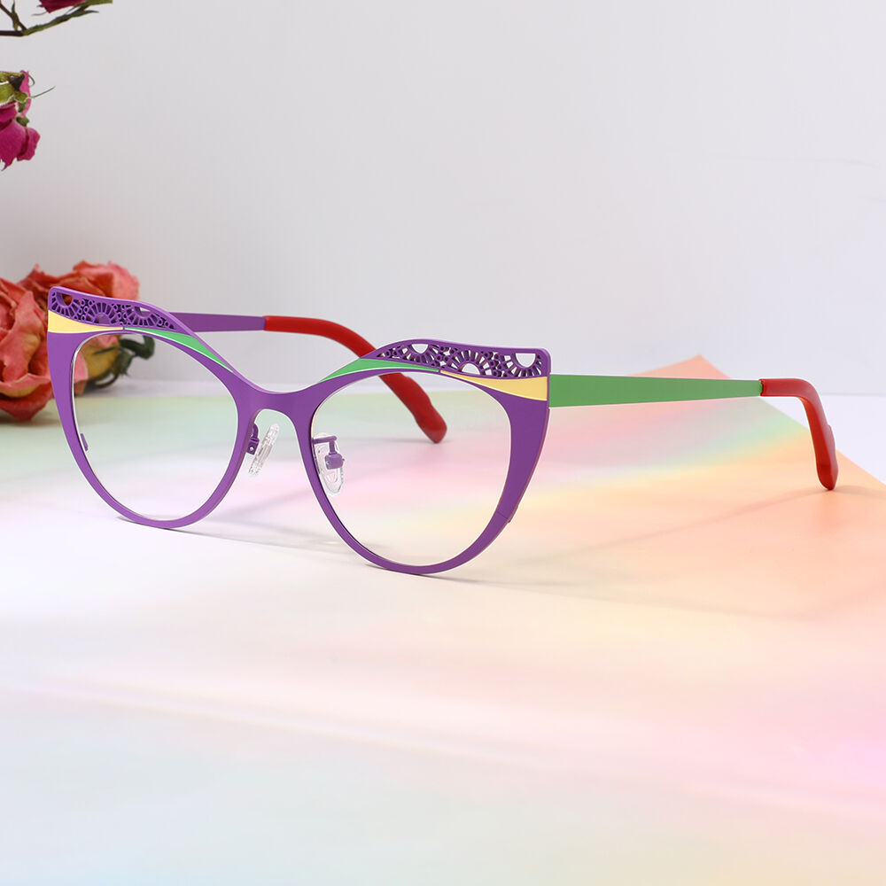 Maltz Cat Eye Purple Glasses