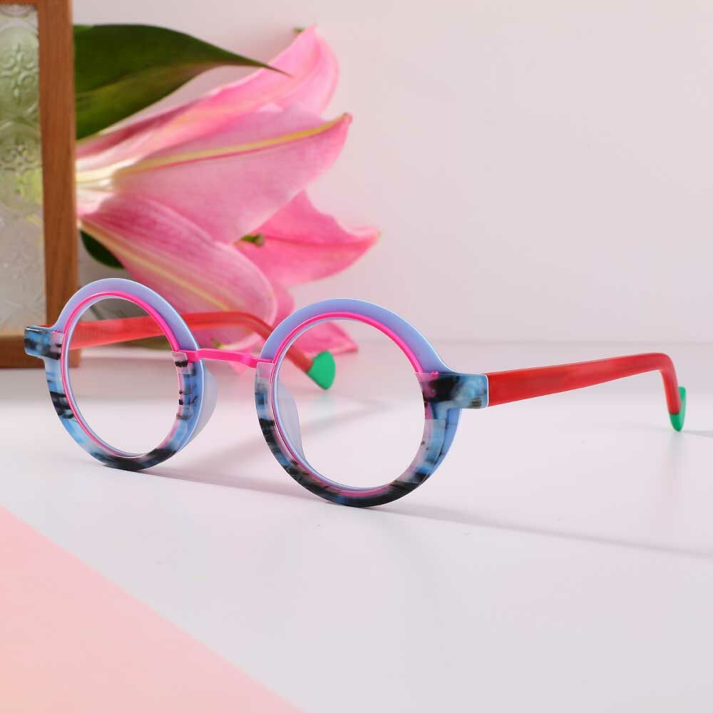 Eugen Runde Blaue Brille