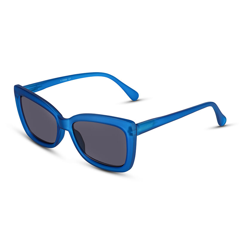 Space Race Rectangle Blue/Grey Sunglasses