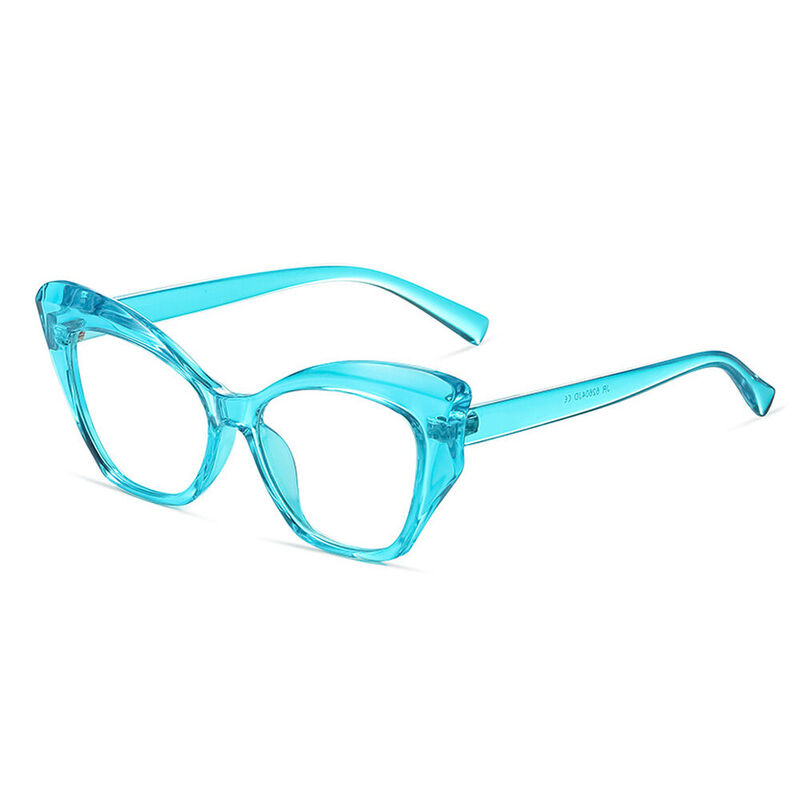 Deduce Cat Eye Blue Glasses