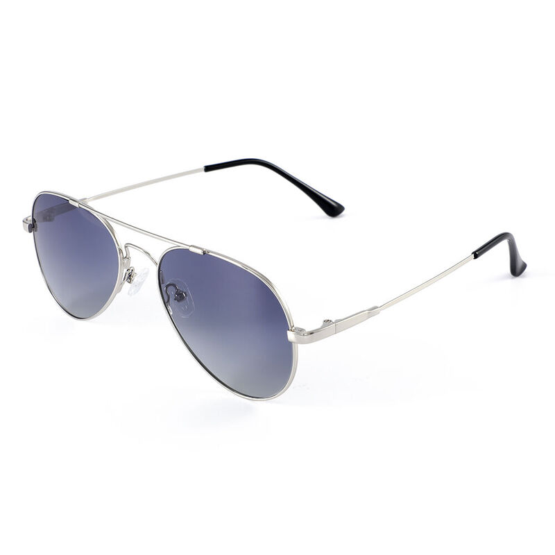 Harper Aviator Blue Sunglasses