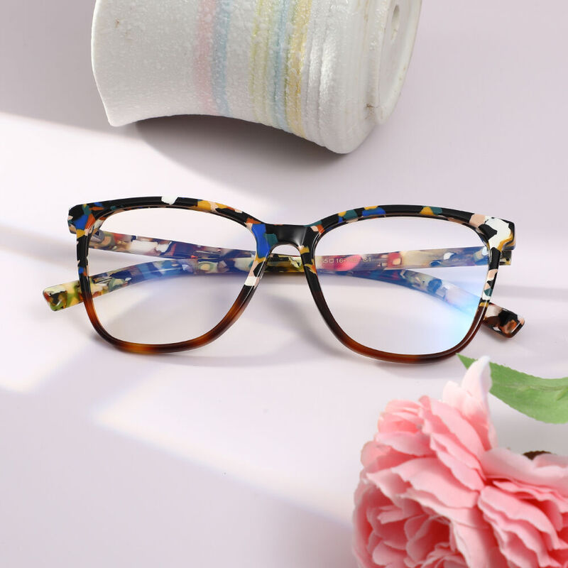 Dorlus Square Multicolor Glasses