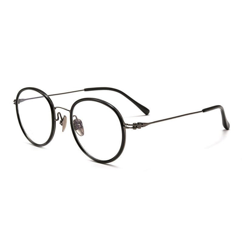 Dodd Rund Schwarz Brille