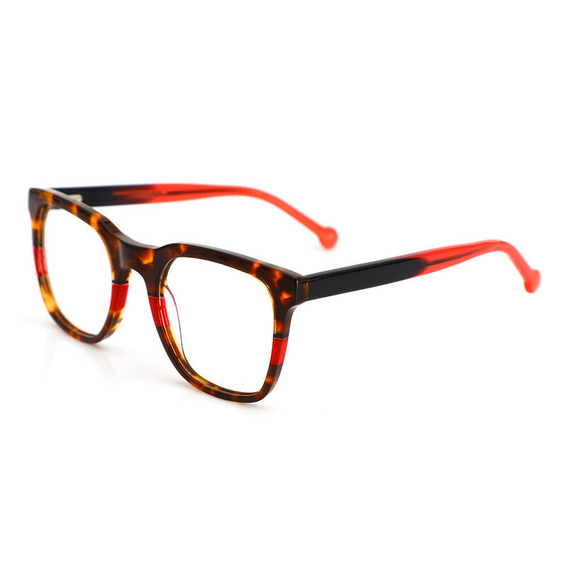 Lizzie Square Tortoise Glasses