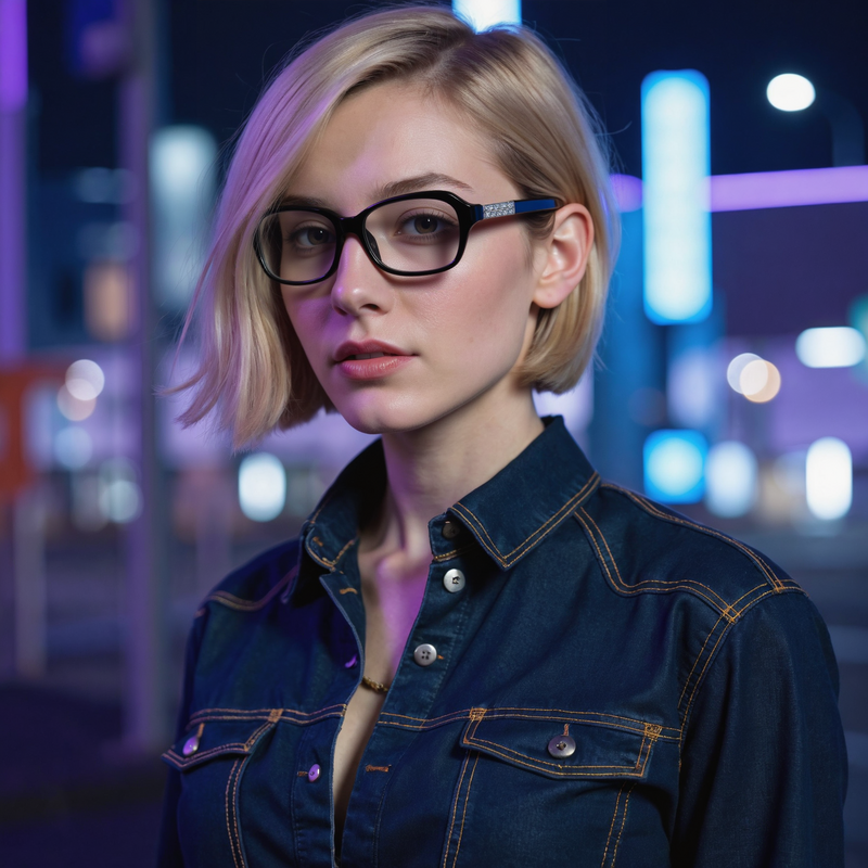 Steinbecie Rectangle Black Glasses