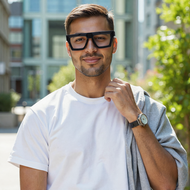 Lunettes de Vue Duncan Aviateur Noir