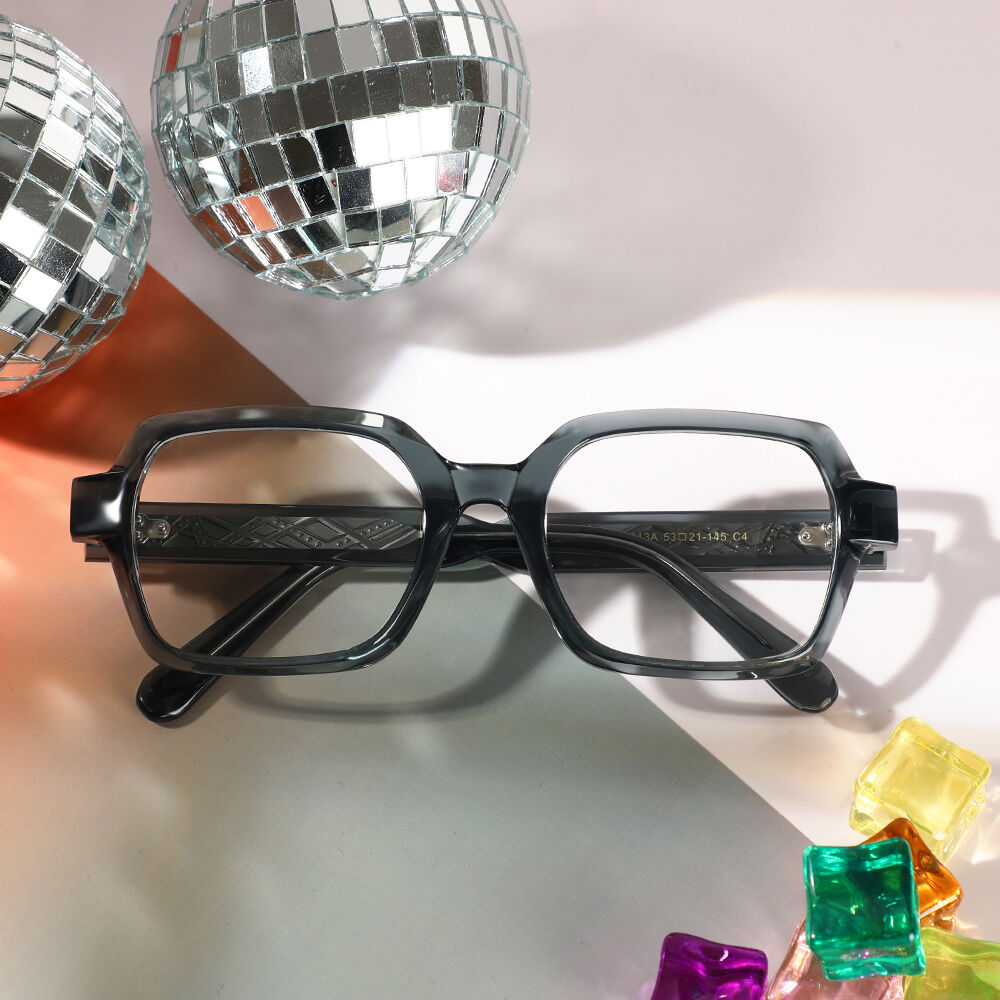 Bulwe Square Grey Glasses