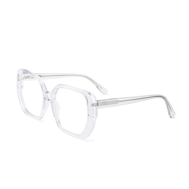 Richie Geometric Transparent Glasses