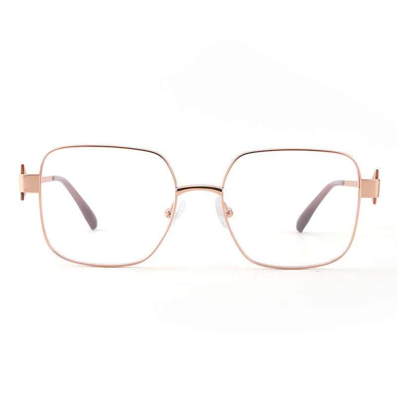 Rusk Square Gold Glasses