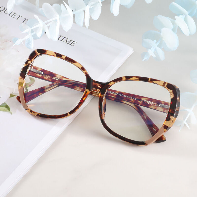 Van Cat Eye Brown Glasses