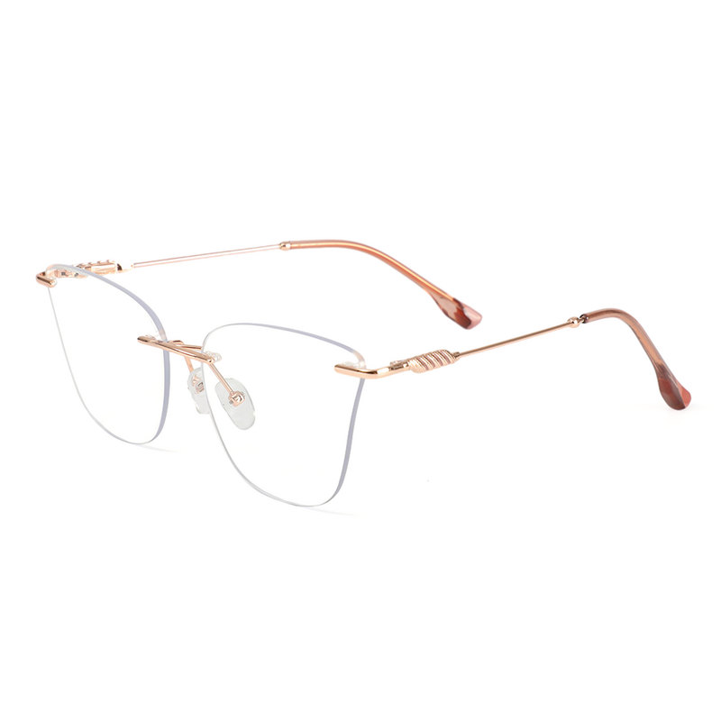 Occam Cat Eye Brown Glasses