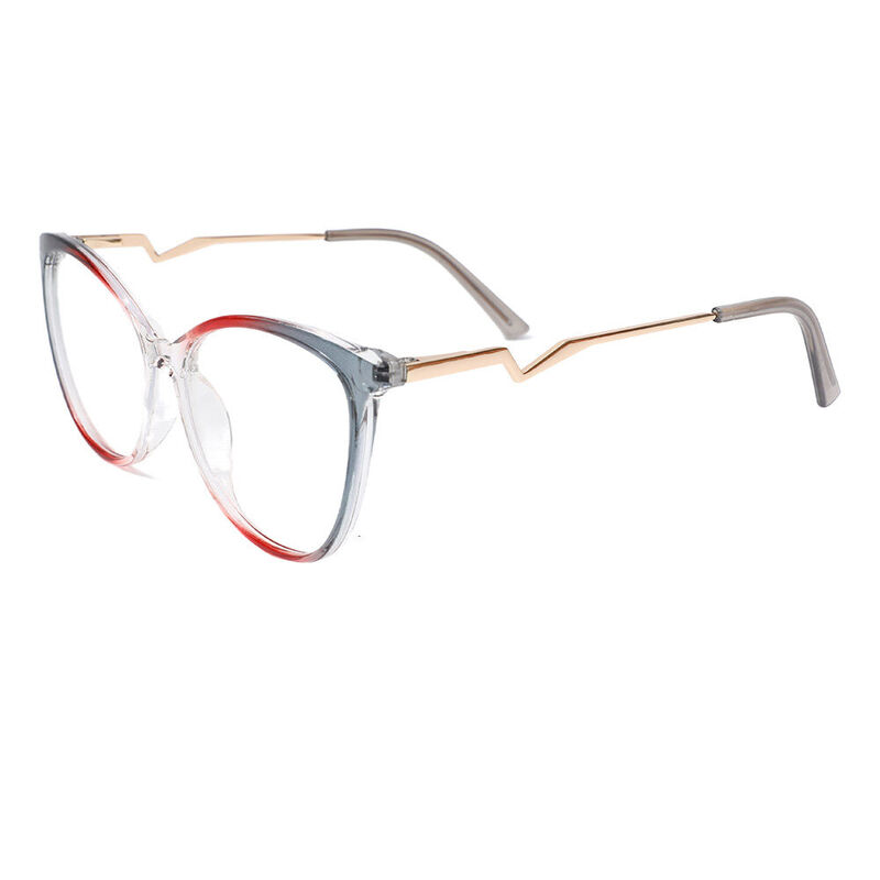 Lydis Cat Eye Gray Glasses