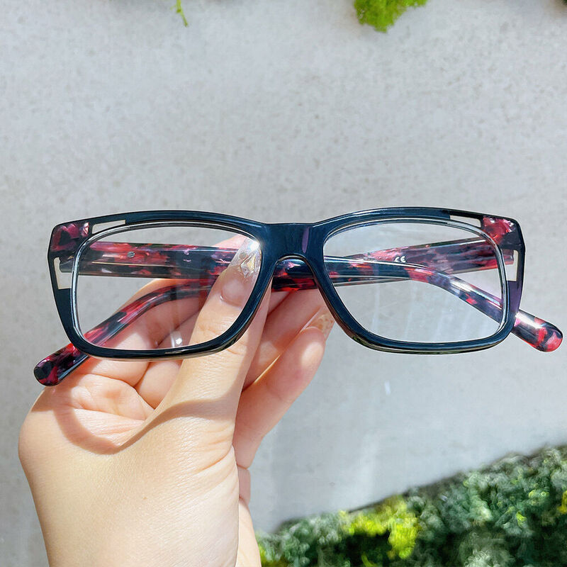 Wenis Square Black Glasses