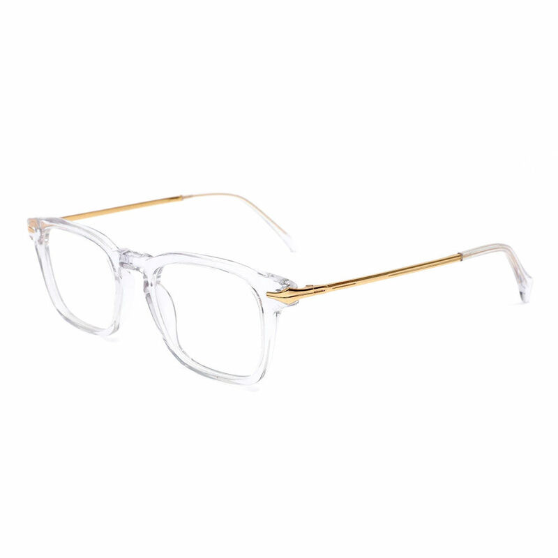 Dorothe Rectangle Clear Glasses