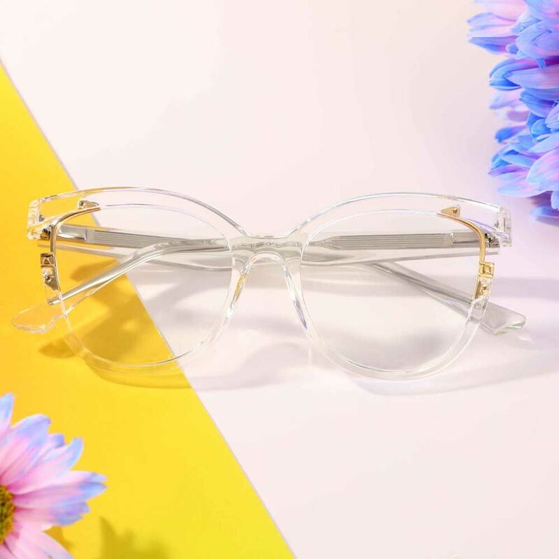 Sainsbu Cat Eye Clear Glasses