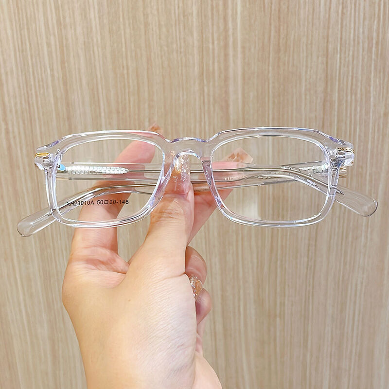 Jeffer Square Clear Glasses