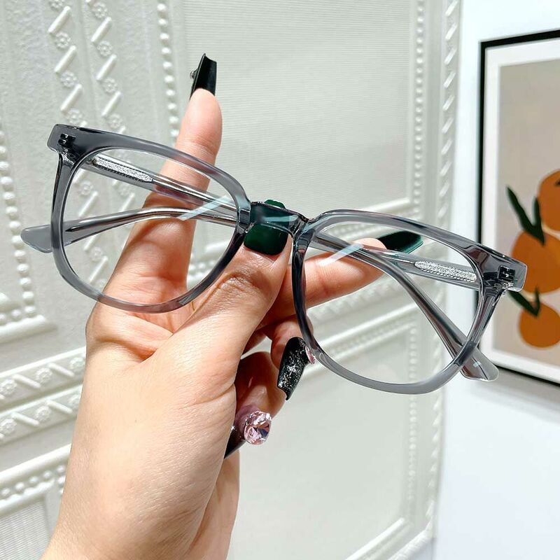 Lunettes de Vue Bertha Carré Gris