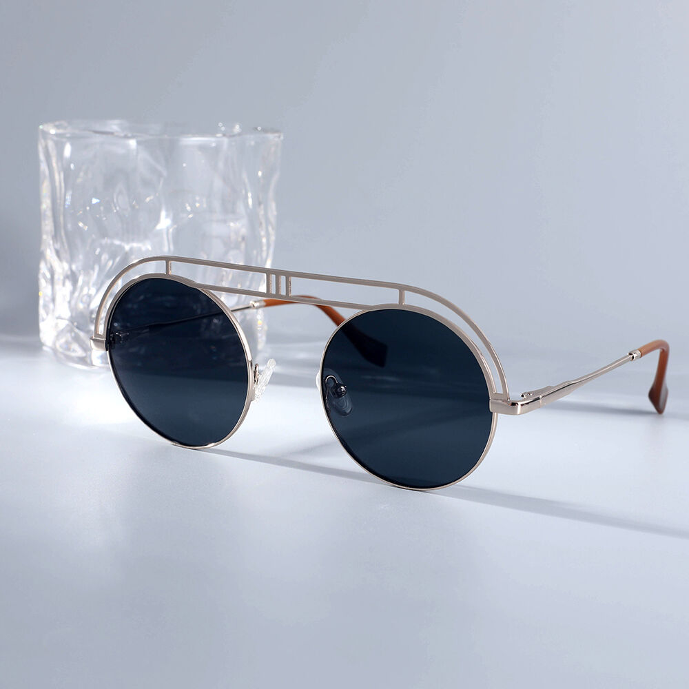 Parachute Aviator Gold Sunglasses