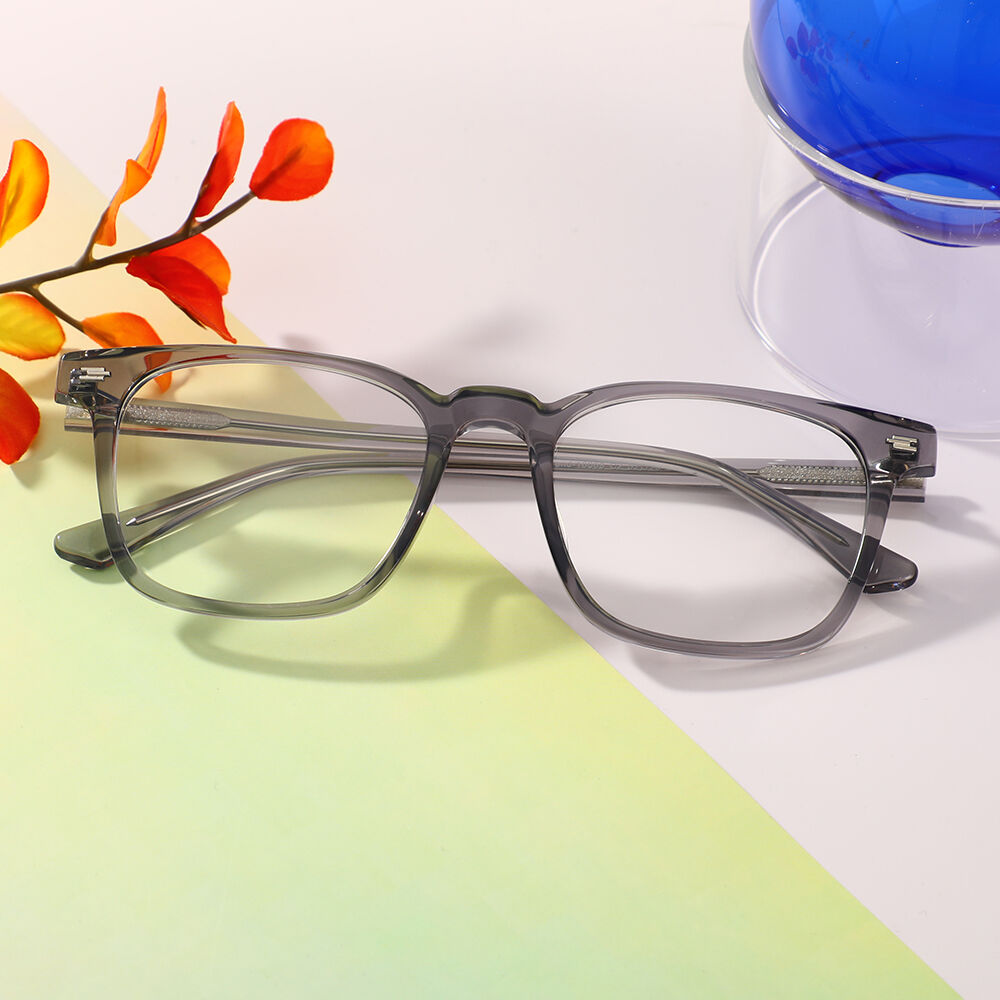 Dunbar Round Gray Glasses