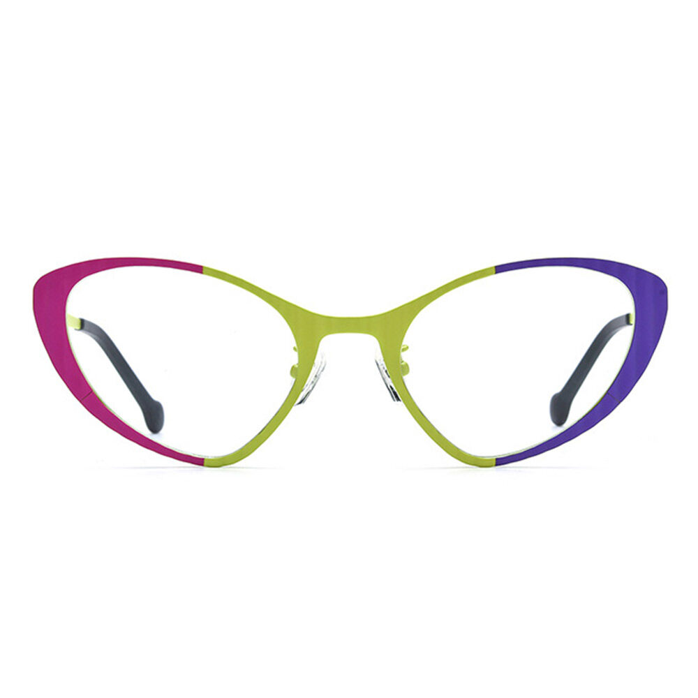 Washingto Cat Eye Green Glasses