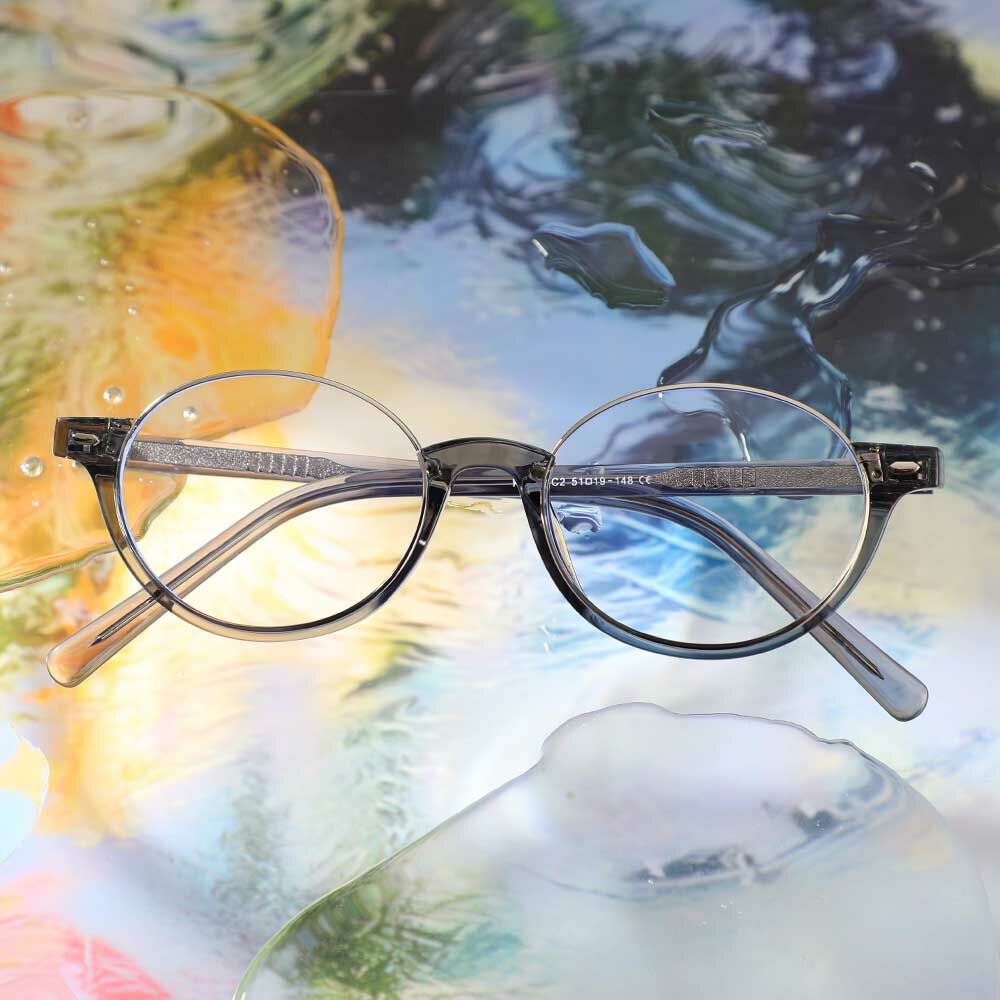 Occhiali da Vista Wordsworth Ovale Grigio