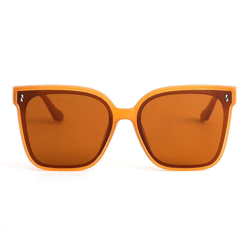 Bowen Quadratische Braune Sonnenbrille