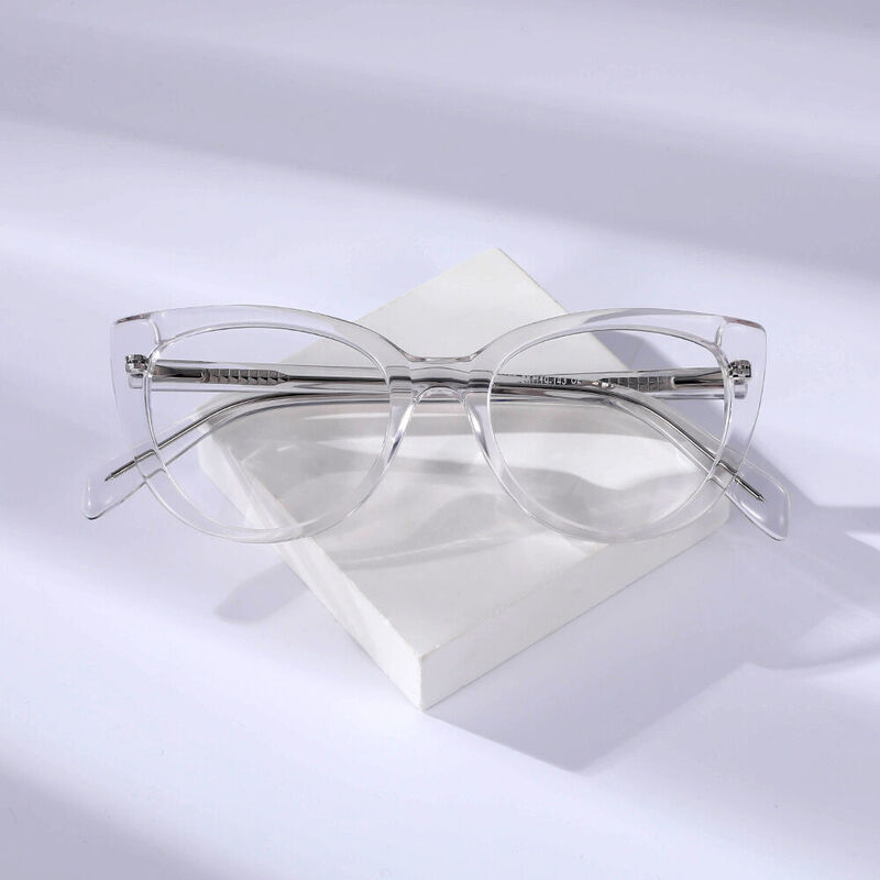 Catwalk Cat Eye Transparent Glasses