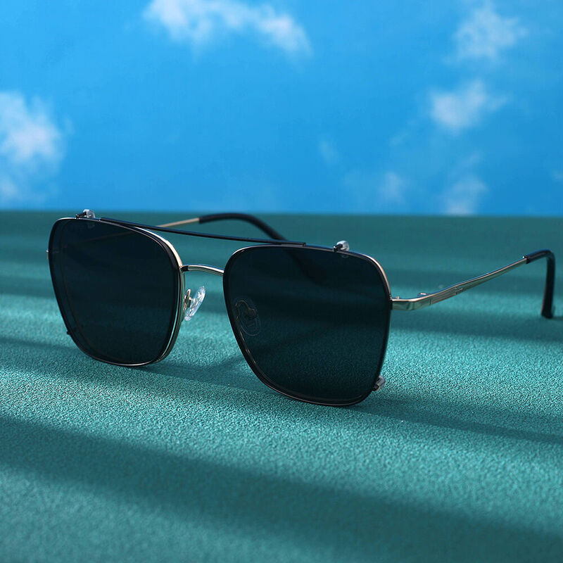 Tableland Pilote Goldene Sonnenbrille